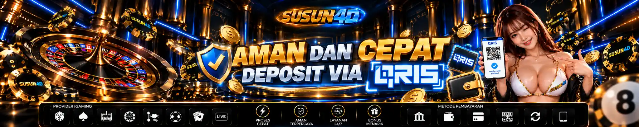Aman Dan Cepat Deposit Via QRIS